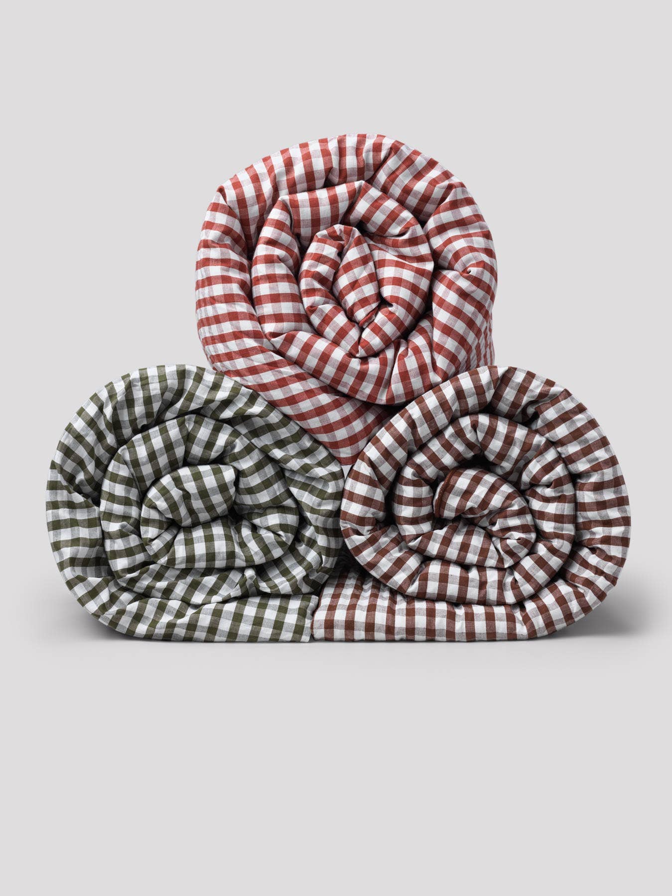 Gewatteerde Plaid Vichy | Roest