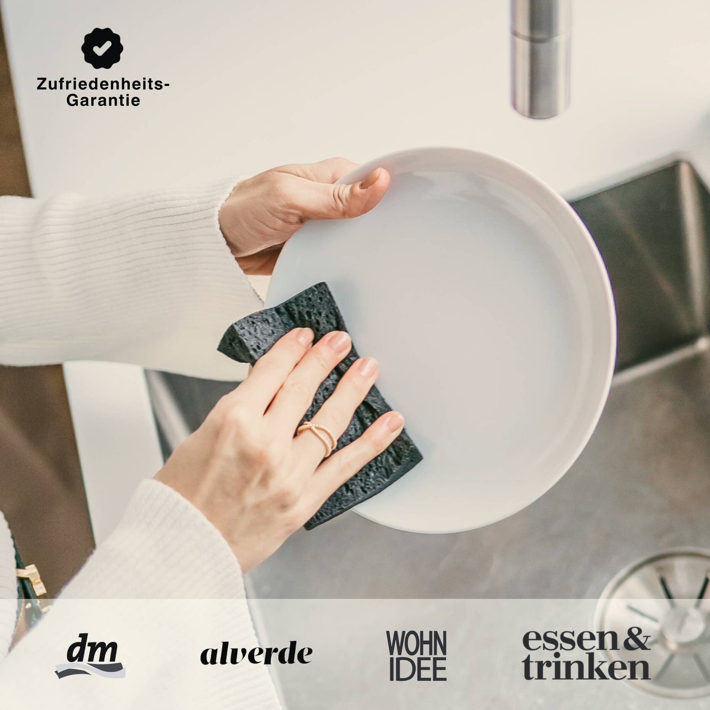 Pop-Up Spons (set van 2) - Natuurlijke reinigingsspons