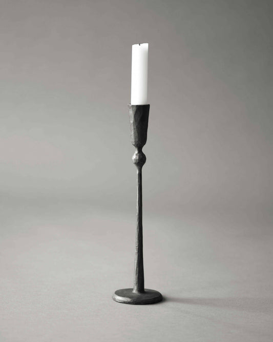 Boule kaarshouder van massief ijzer