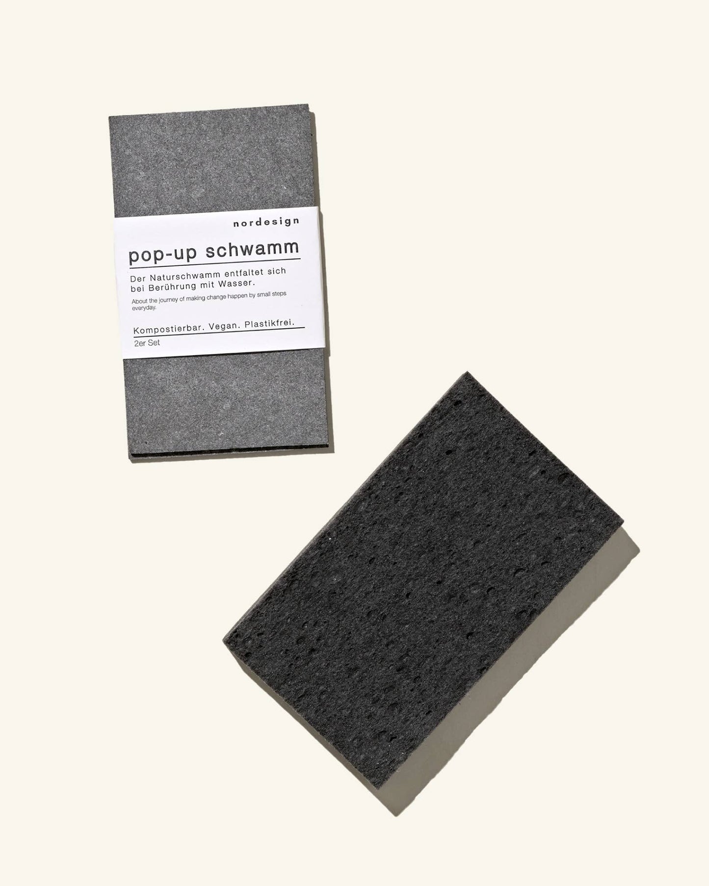 Pop-Up Spons (set van 2) - Natuurlijke reinigingsspons