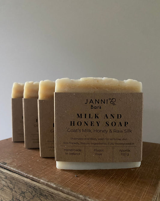 Kalmerende zeep met geitenmelk en honing